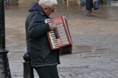 Chesterfield Market Place Wheel Busker