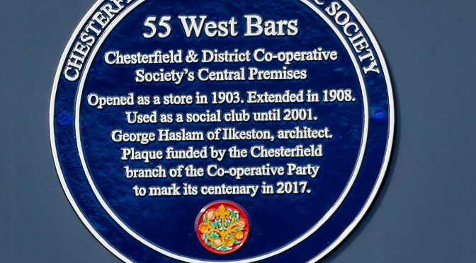 Co-op Plaque West Bars Chesterfield